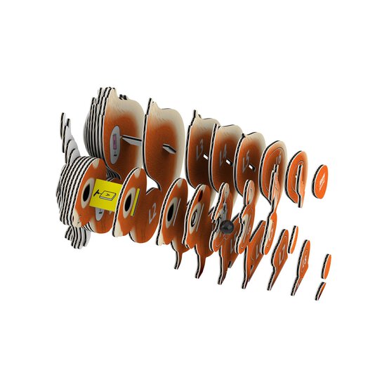 Eugy 3D Squirrel Model image number 2