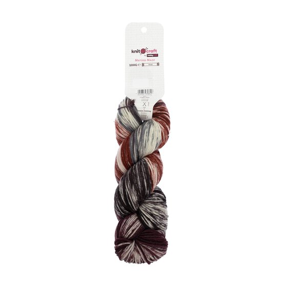 Knitcraft Spiced Mocha Merino Maze 100g image number 1