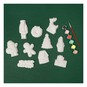 Paint Your Own Christmas Decorations Kit 10 Pack image number 1
