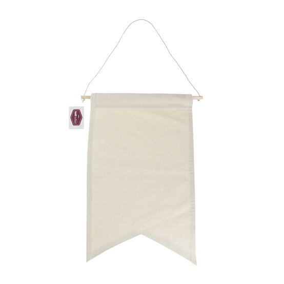 Natural Cotton Dovetail Canvas Banner 30cm x 50cm image number 1