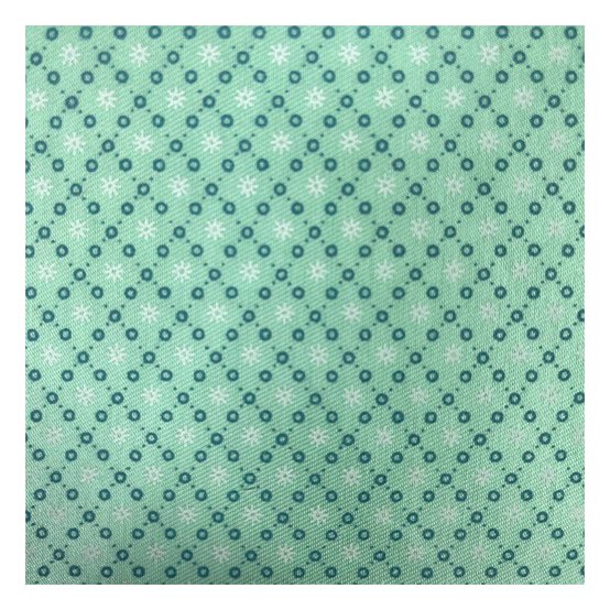 Mint Diamond Dots Polycotton Print Fabric by the Metre image number 2