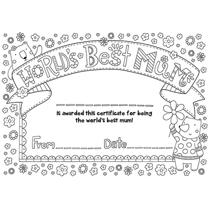 Free Mother's Day Certificate Download image number 1