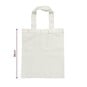 White Canvas Tote Bag 33cm x 38cm image number 4