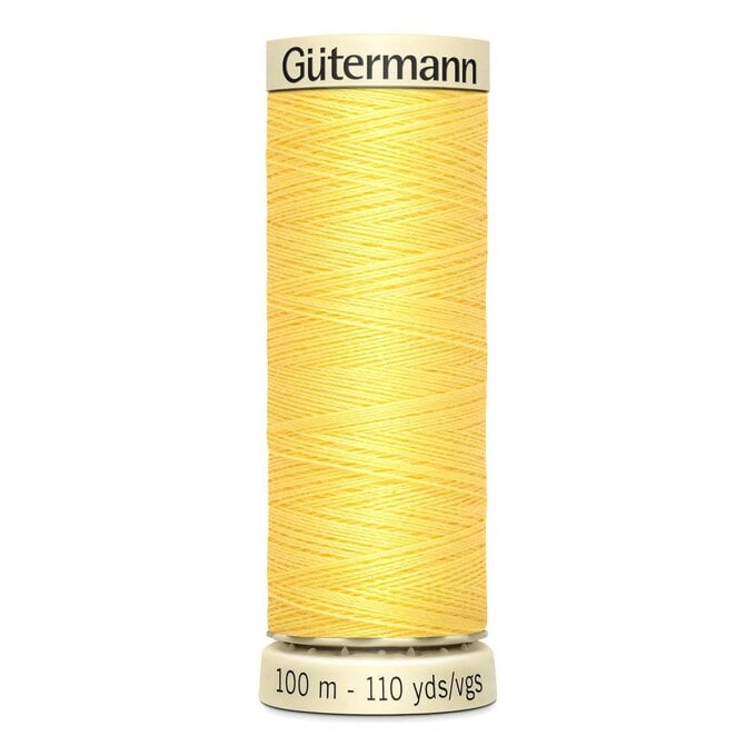 Gutermann Yellow Sew All Thread 100m (852) image number 1