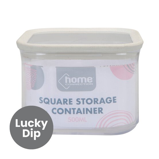 Assorted Square Storage Container 500ml  image number 1