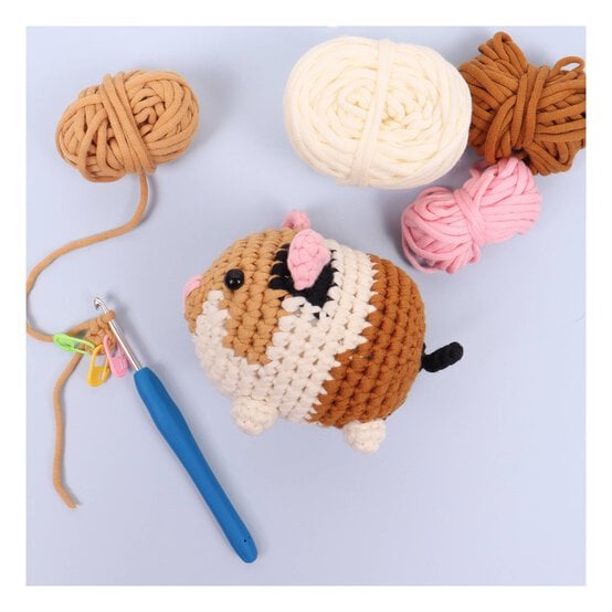 Trimits Beginner&rsquo;s Amigurumi Crochet Guinea Pig Kit image number 2