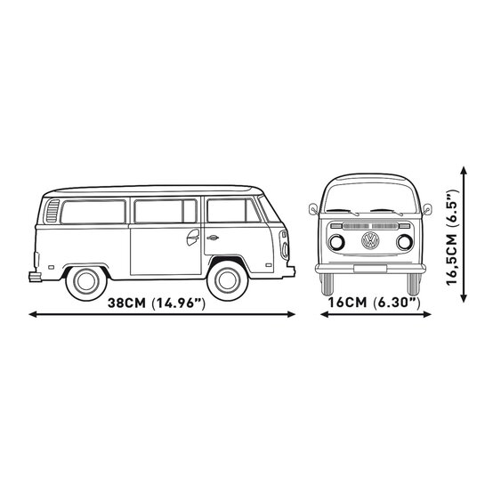 COBI Volkswagen T2b Bus Set 1:12 image number 6