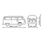 COBI Volkswagen T2b Bus Set 1:12 image number 6