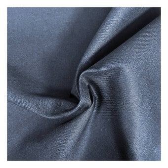 Navy Lightweight Drill Fabric by the Metre