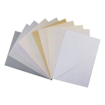 Neutral Cards and Envelopes 5 x 7 Inches 20 Pack
