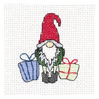 Christmas Gnome Mini Cross Stitch Kit image number 2