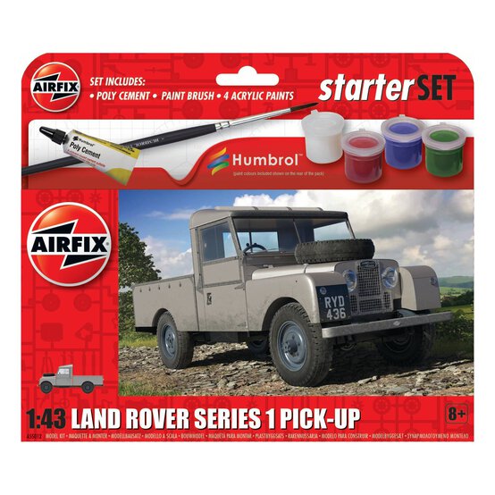 Airfix Land Rover Series 1 Pick-Up Starter Set 1:43 image number 1