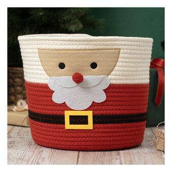 Santa Rope Basket 30cm
