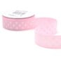 Baby Pink Spots Grosgrain Ribbon 19mm x 4m image number 3