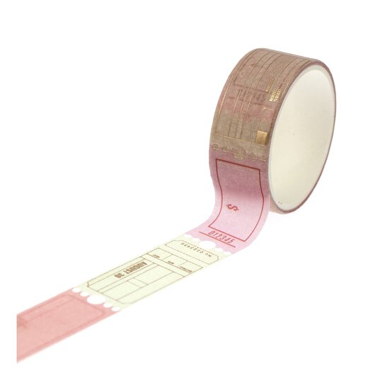 Travel Ticket Washi Tape 2m  image number 1