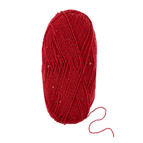Knitcraft Red Knit Fever Yarn 100g image number 3