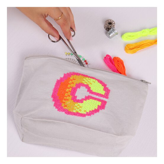 Trimits Personalised Counted Cross Stitch Pouch Kit  image number 2