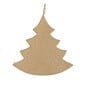 Mache Hanging Tree Decoration 9cm image number 2