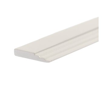 Doll&rsquo;s House White Painted Skirting Boards 6 Pack