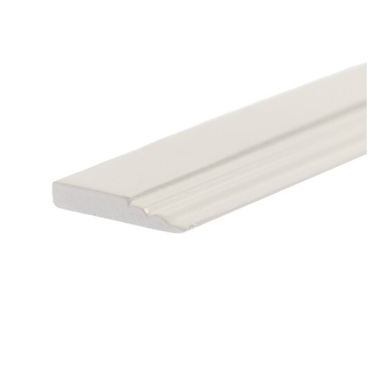 Doll&rsquo;s House White Painted Skirting Boards 6 Pack image number 1