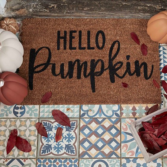 Cricut: How to Make a Custom Autumn Doormat image number 1