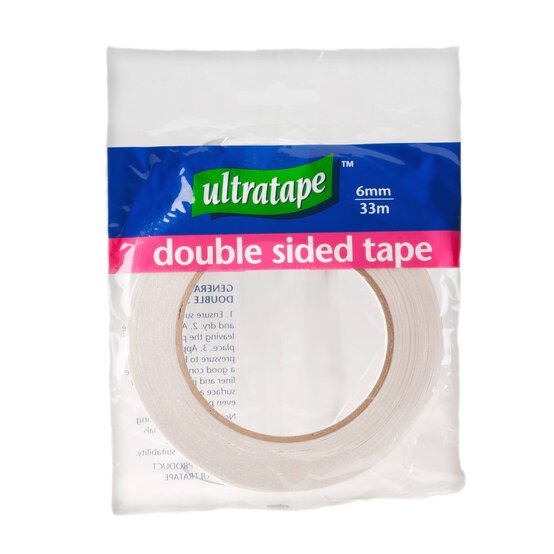 Ultratape Double-Sided Sticky Tape 6mm x 33m image number 1