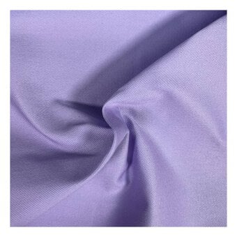 Lilac Lightweight Drill Fabric by the Metre