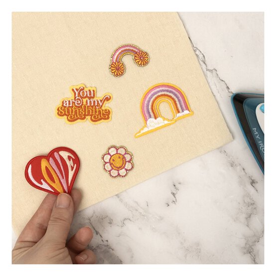 Sunshine Iron-On Patches 5 Pack image number 2