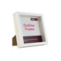 White Outline Frame 15cm x 15cm image number 1