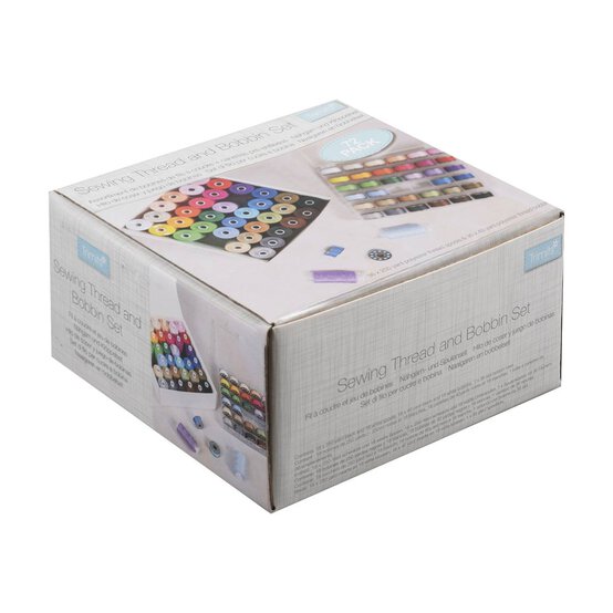 Trimits Assorted Thread and Bobbin Set 72 Pack  image number 2