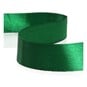 Forest Green Satin Ribbon 20mm x 15m image number 1