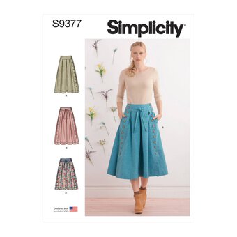 Simplicity Women's Skirts Sewing Pattern S9377 (U5 16-24)