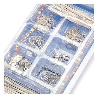 Beads Unlimited Findings Box Silver Plated