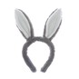 Grey and White Bunny Ears Headband image number 3