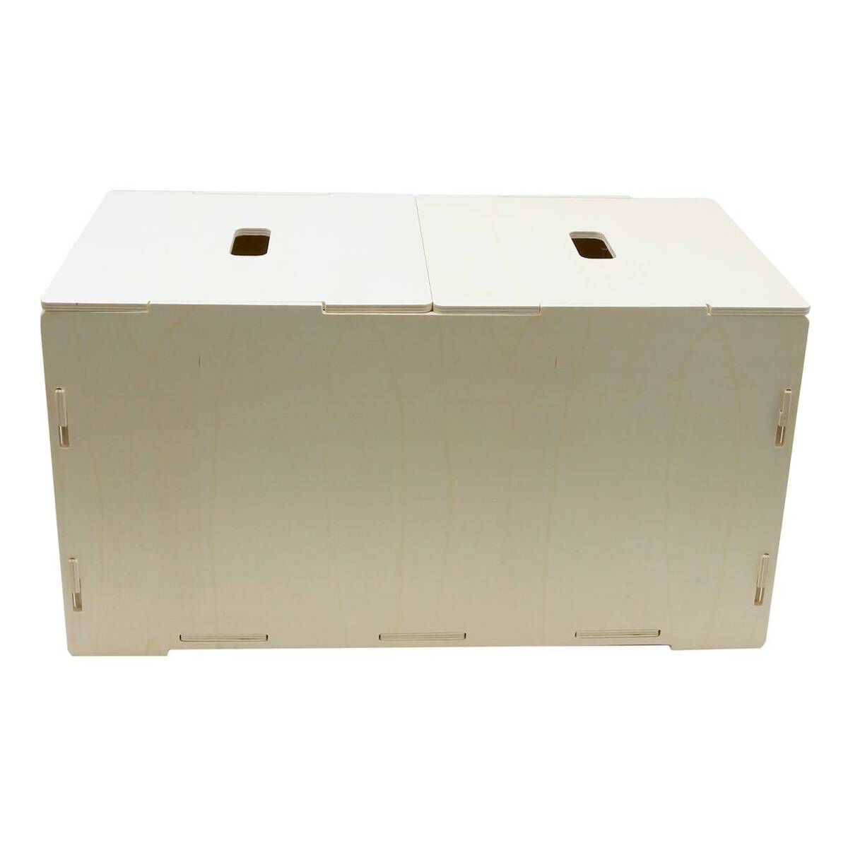 Wooden Toy Chest 40cm x 75cm x 40cm Hobbycraft