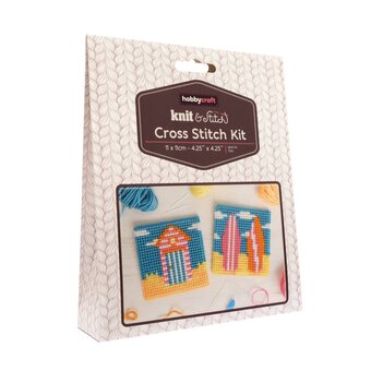 Beach Mini Cross Stitch Kit 2 Pack 
