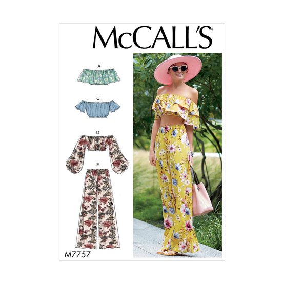 McCall's Women's Top and Trousers  Sewing Pattern M7757 (Z L-XL) image number 1