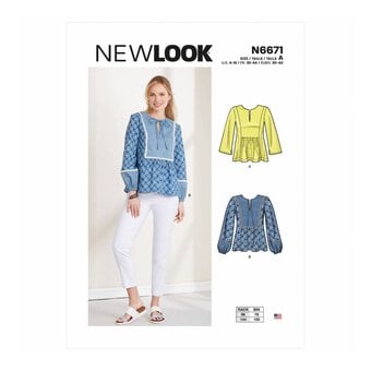 New Look Women's Top Sewing Pattern N6671