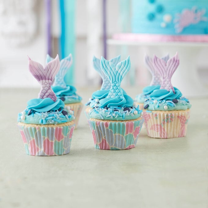 How to Make Mermaid Cupcakes image number 1