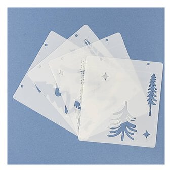 Sizzix Doodle Trees Layered Stencil Set 4 Pack