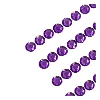 Light Purple Adhesive Gem Strips 5mm 5 Pack image number 2
