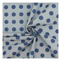 Cornflower Hometown Chambray Dots Fabric by the Metre image number 1