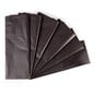 Deep Black Tissue Paper 50cm x 75cm 6 Pack image number 1