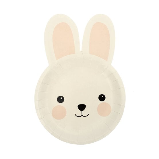 Easter Bunny Paper Plates 8 Pack image number 4