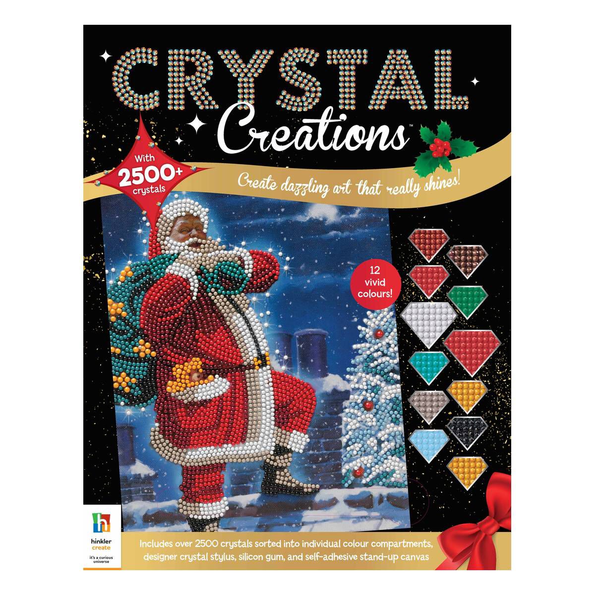Crystal Creations Santa on the Rooftop Kit Hobbycraft