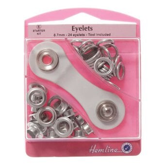 Eyelets Starter Kit Nickel 8.7mm