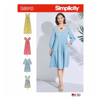 Simplicity Dresses and Jumpsuit Sewing Pattern S8910 (14-22)