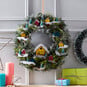 How to Make a Snowy House Wreath image number 1