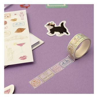 Travel Stamp Washi Tape 2m