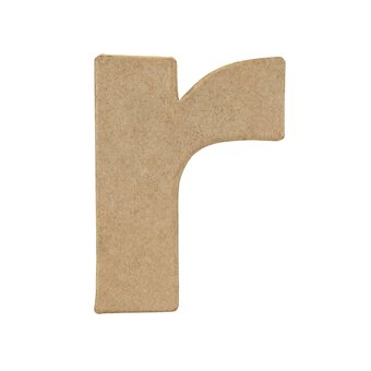 Lowercase Mini Mache Letter R image number 4